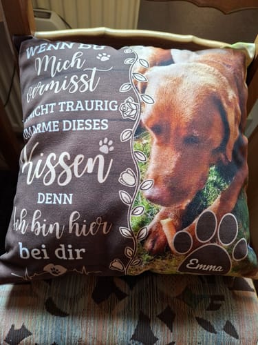 Customer photo review of Seelentröster - Individuelles Kissen