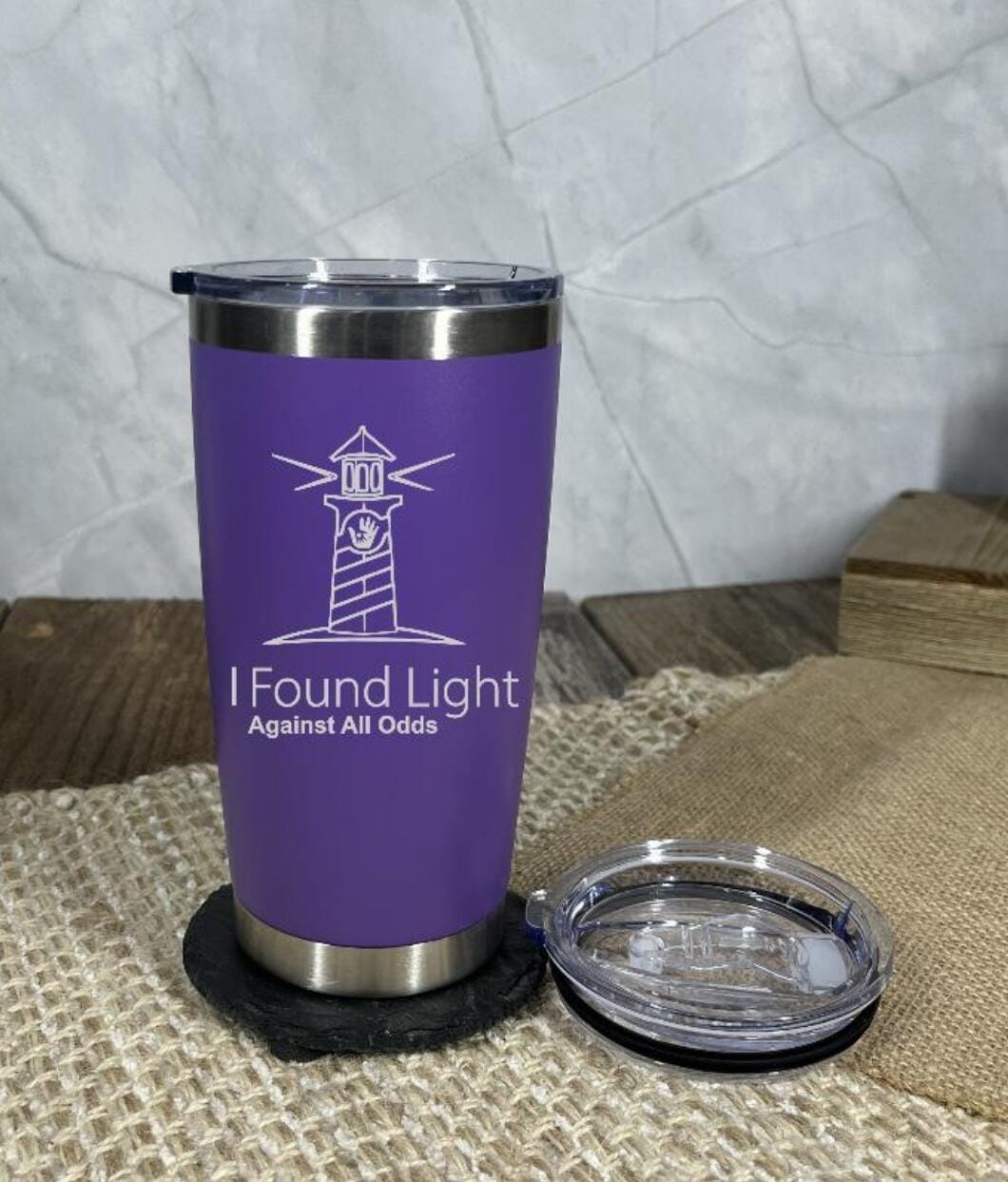 Customer photo review of **Volume Pricing Special** Custom Engraved Wholesale Tumbler 20 Units MINIMUM