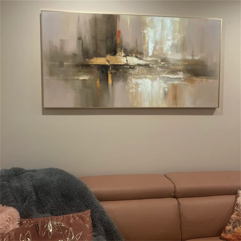 Customer photo review of Abstract Painting Canvas #AP125
