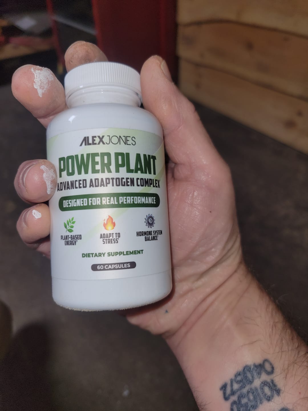 Customer photo review of 🟢 Power Plant - Advanced Adaptogen Complex