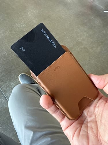 Customer photo review of SPOTMINDERS. Tracking Card