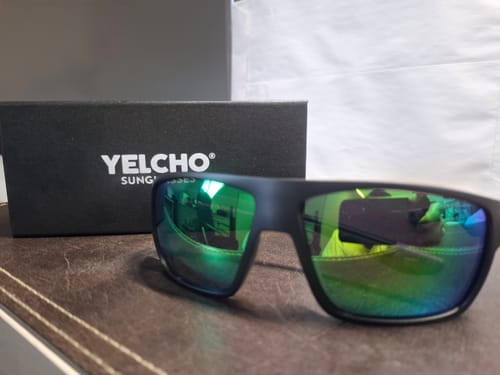 Customer photo review of Lente Polarizado Verde Jade Serie Allure - YELCHO®