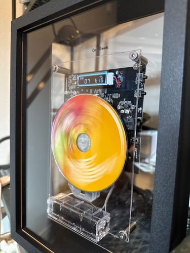 Customer photo review of M1 Music Frame CD Player