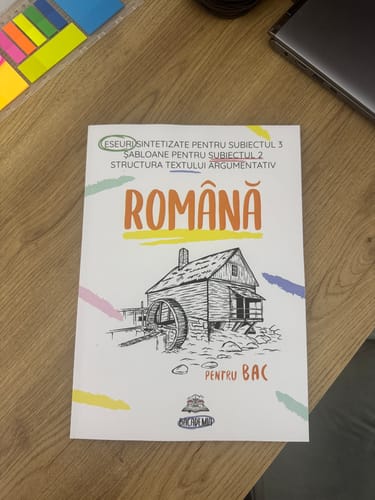 Recenzie cu fotografie de la un client despre Carte Română Bacalaureat Bacademia (temă și viziune, caracterizare, relație) - Ediția II