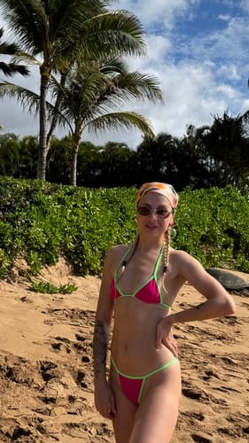 Customer photo review of 008 Micro Bikini Top - Watermelon