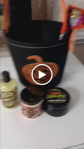 Customer video review of Small Black Canvas Pumpkin Set