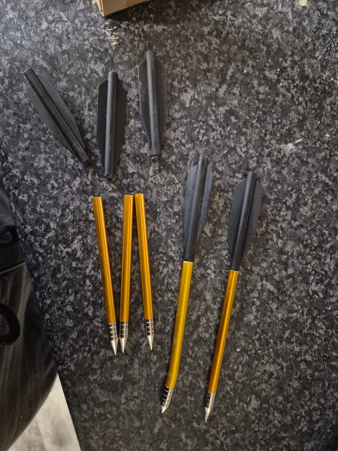 Customer photo review of Crossbow Aluminium Bolts |  Pack of 12