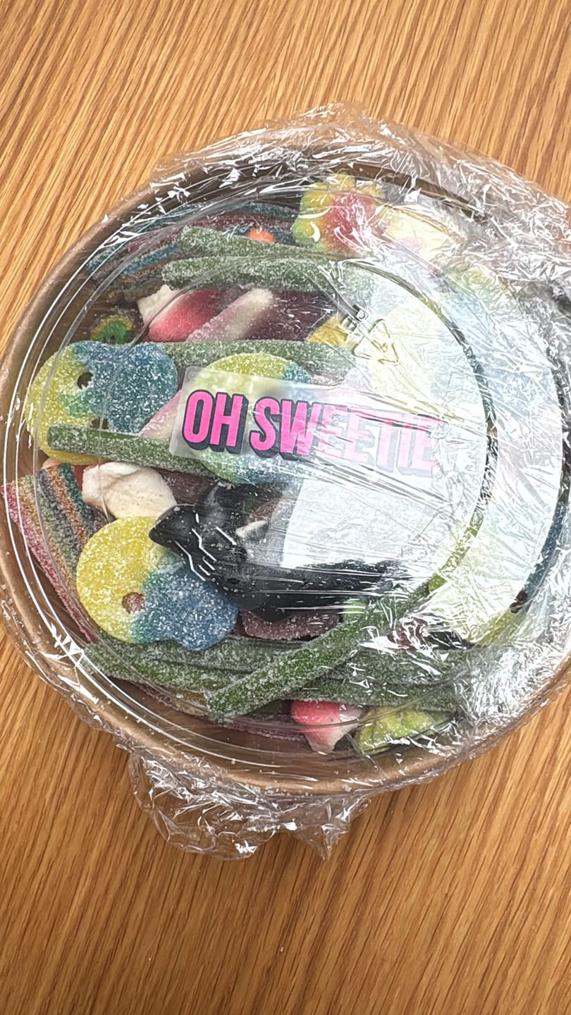 Customer photo review of Create Your Own Pick N Mix Bowl –  Choose 10 or 20 Sweets, Exactly How You Like It