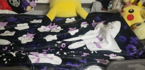 Customer photo review of Star Baby Throw Blanket
