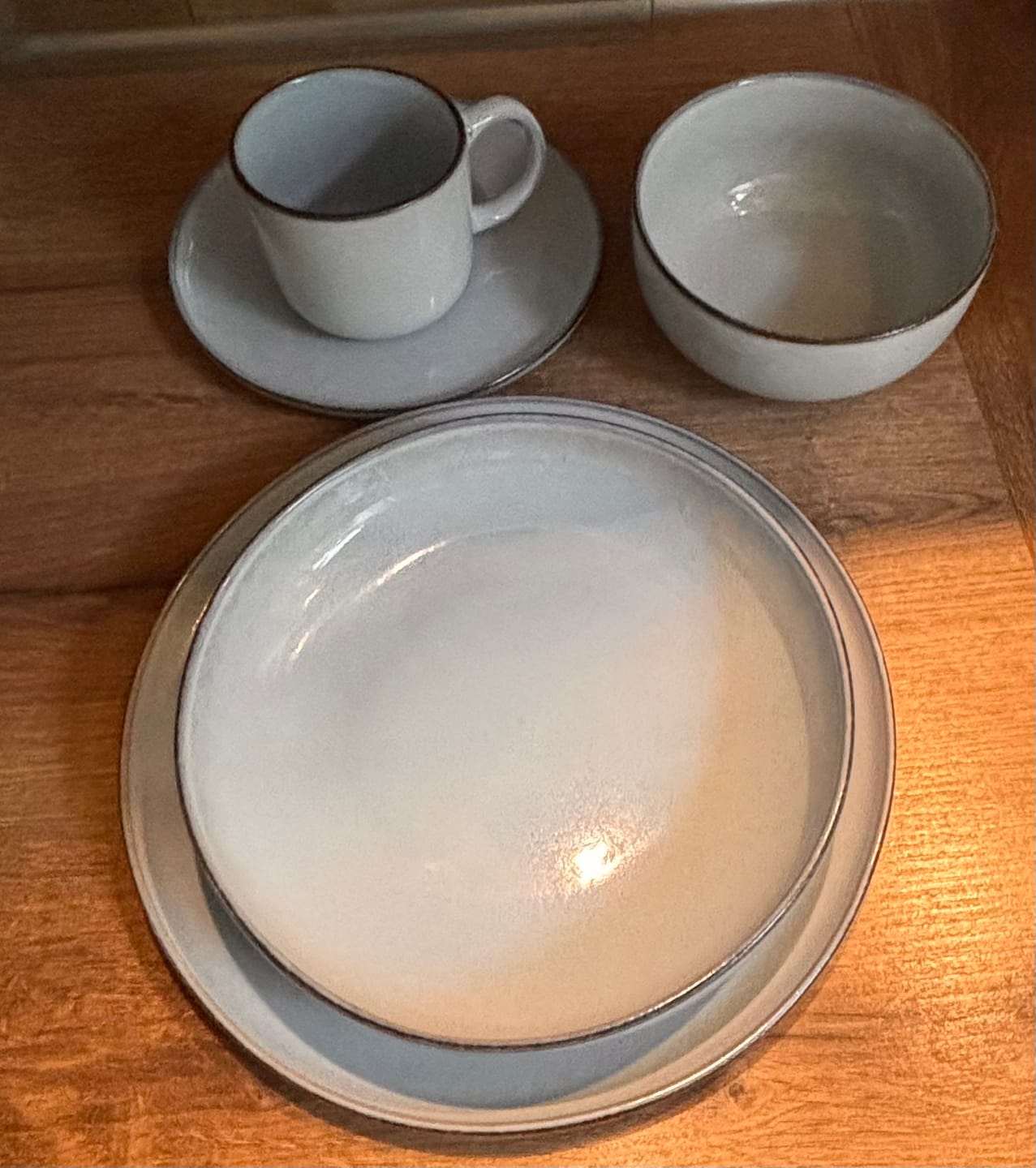 Customer photo review of Scandic Soul - großer Teller Nordic Fjord (4er Set)