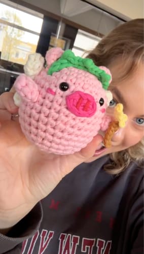 Customer photo review of Mini Crafts™ Learn-To-Crochet Kits