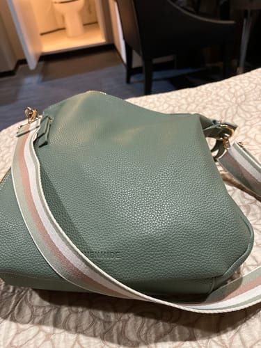 Customer photo review of Nadia Shoulder Bag - Sage Green