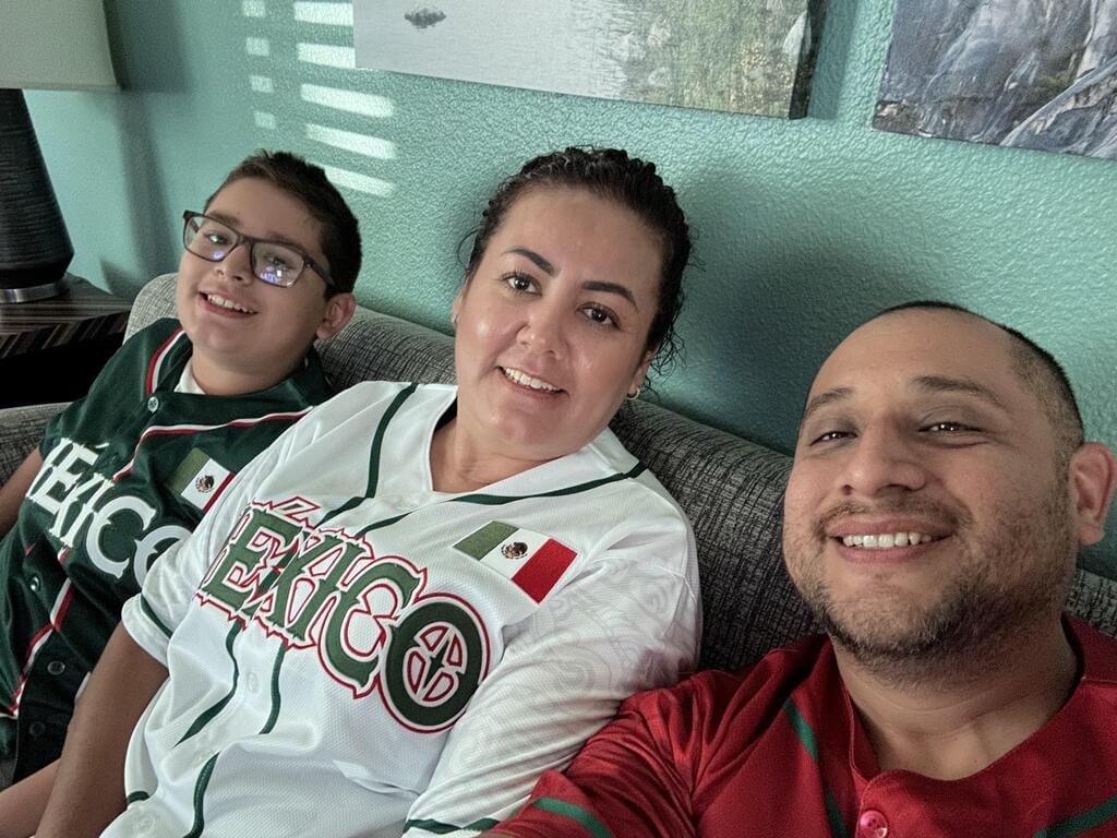 Customer photo review of Mexico Heritage Custom Baseball Jersey