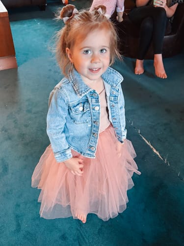 Customer photo review of Ballerina Dress in Mauve