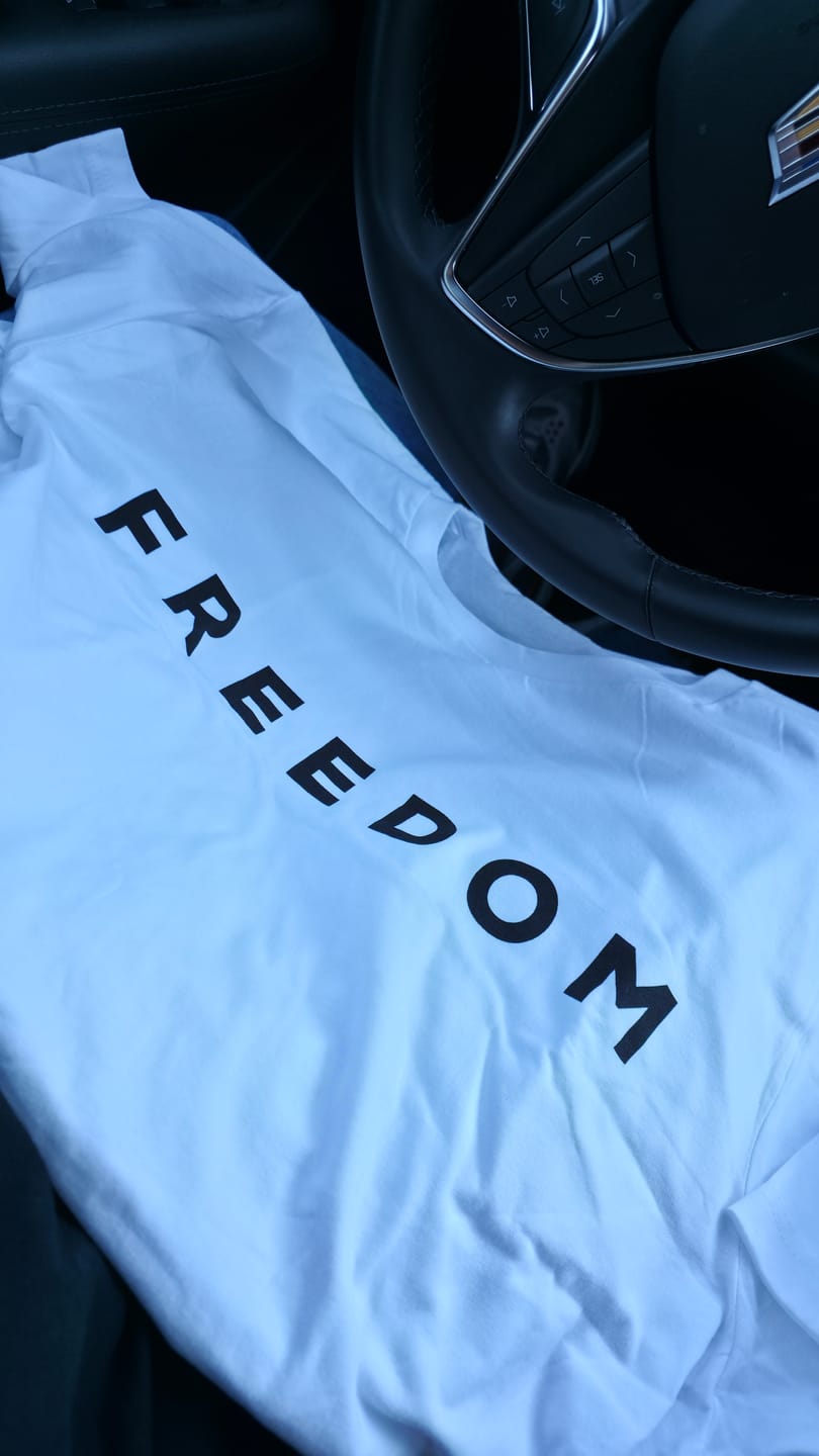 Customer photo review of Freedom CK T-Shirt