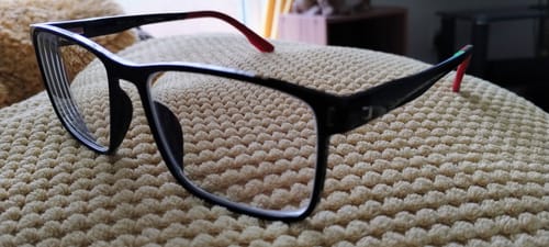 Customer photo review of Colt | Magnetic Sporty Clip-on Eyeglasses Sunglasses | ZanyLen New