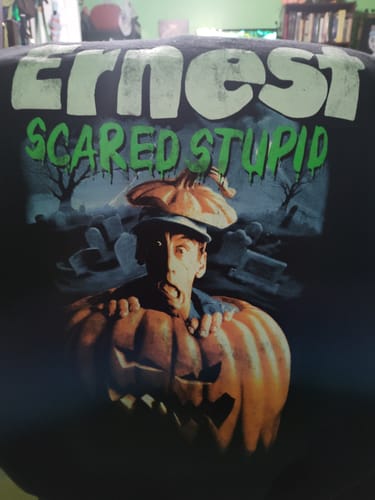Customer photo review of Ernest Scared Stupid: Classic - Pull-over Hoodie