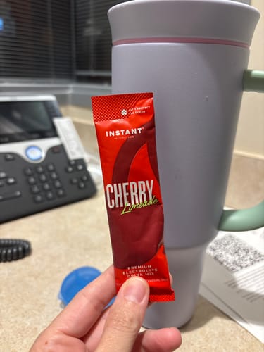 Customer photo review of Premium Electrolyte Drink Mix