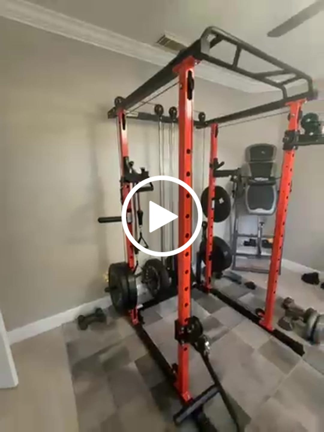Customer video review of RitFit PPC03 1000lbs Power Cage with Smooth Cable System