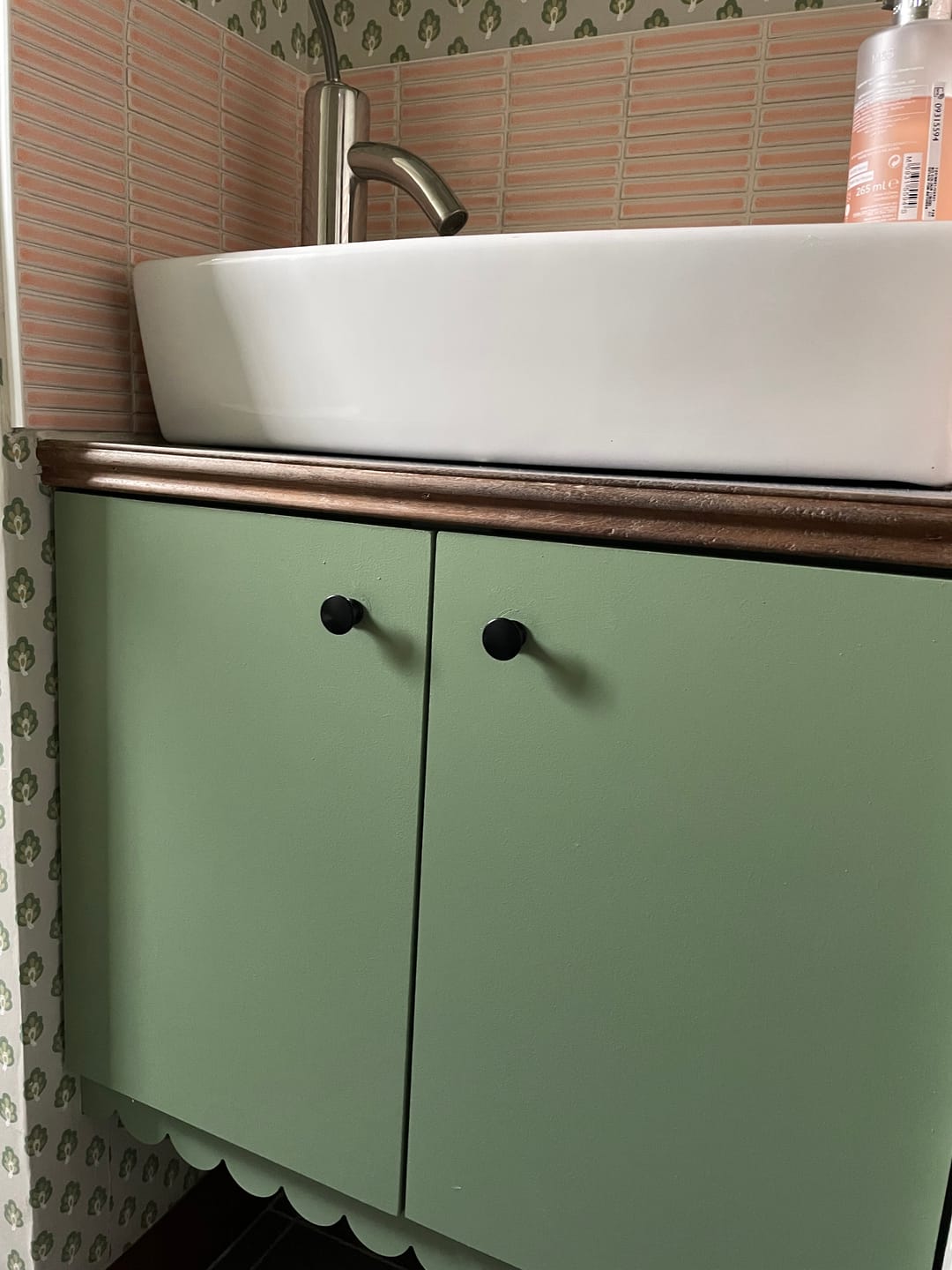 Customer photo review of Classic Cast Iron Cupboard Handles | Black