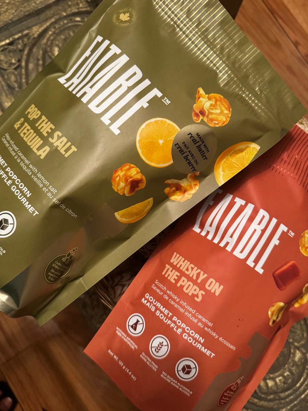Customer photo review of Pop the Salt & Tequila (125g) - Añejo Infused Caramel Popcorn