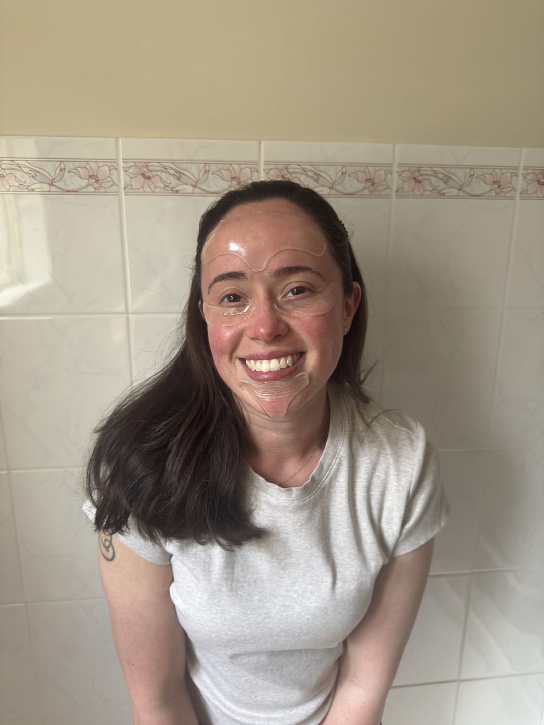 Customer photo review of Full Face Silicone Patch Kit