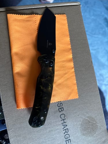 Customer photo review of Bestech Cicada's Wing Crossbar Lock Pocket Knife 10Cr15CoMoV 3.15"