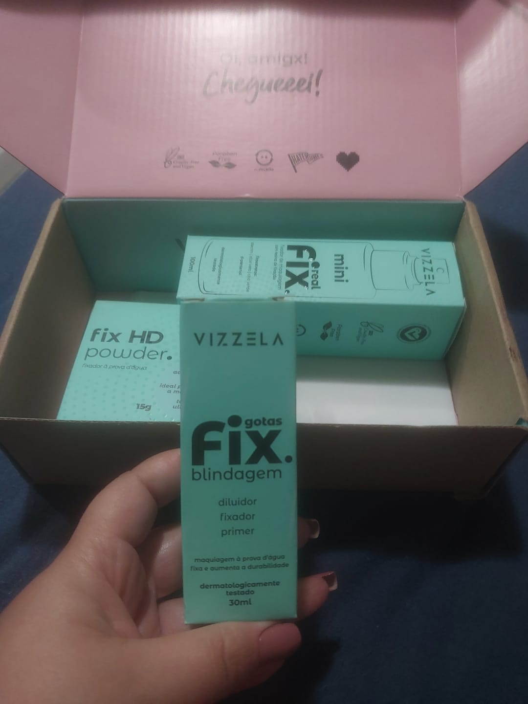 Customer photo review of Gotas Fix Blindagem - Vizzela