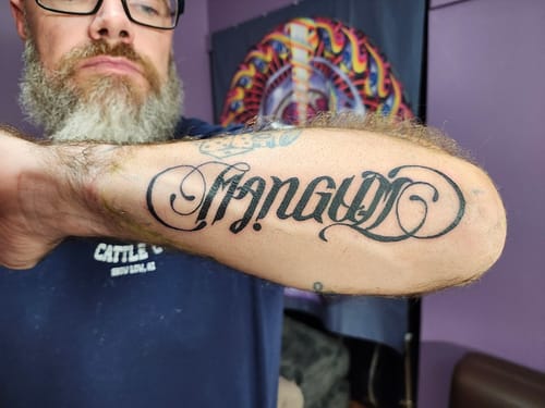 Customer photo review of Painless Tattoo Numbing Cream