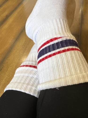 Customer photo review of CREST CREW SOCKS
