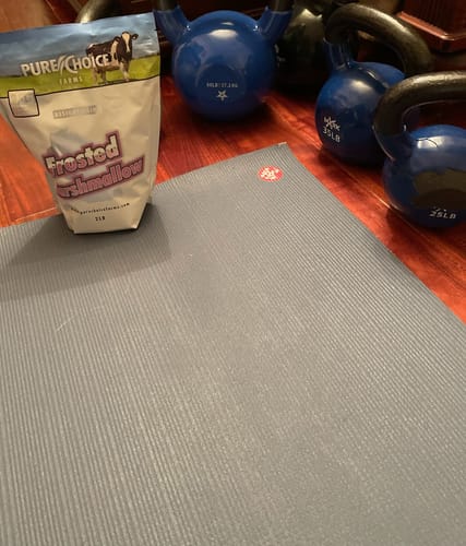 Customer photo review of Whey Protein Isolate Frosted Marshmallow