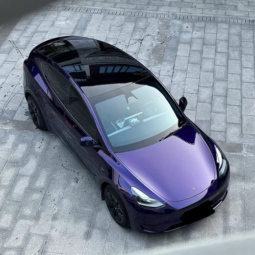Customer photo review of Color PPF TPU Paint Metallic Midnight Purple