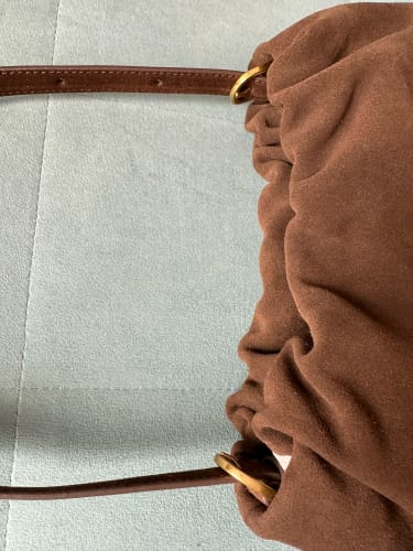 Customer photo review of Sac Bandoulière Daim - Carla