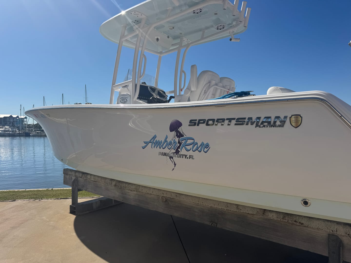 Customer photo review of Boat Logo Decal