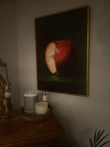 Customer photo review of Red Apple Print
