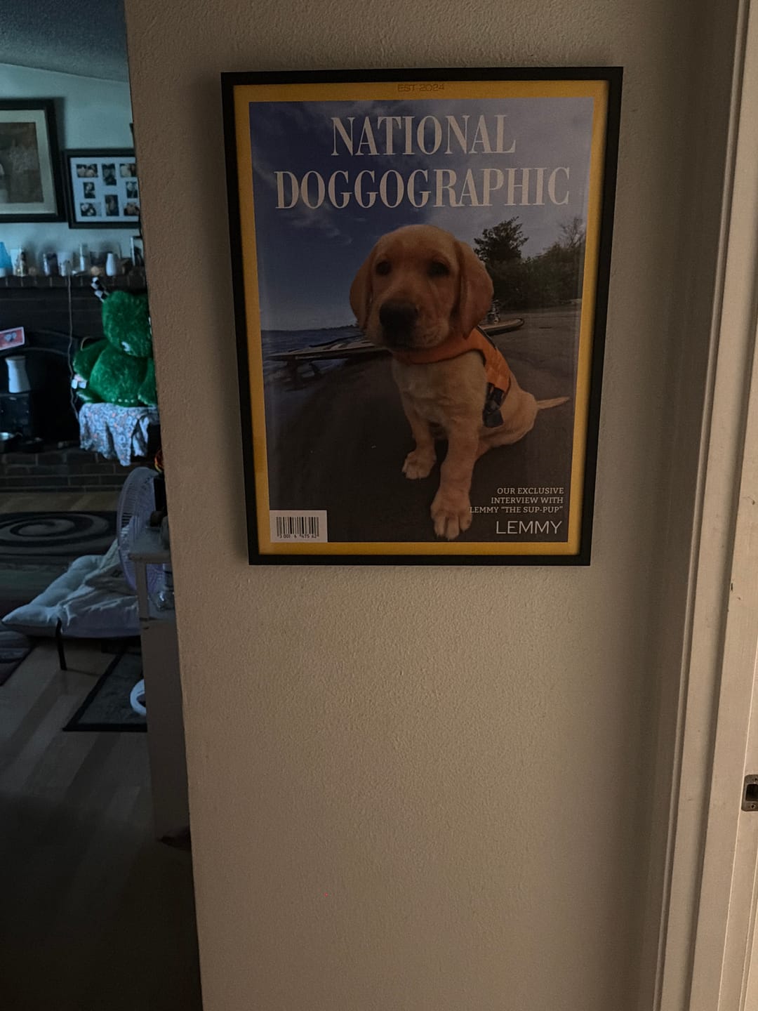 Customer photo review of Pet Portrait Magazine Cover