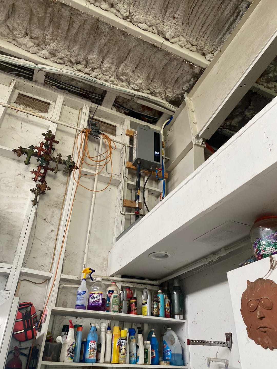Customer photo review of 4.05 GPM Residential Natural Gas Tankless Water Heater
