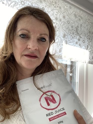 Customer photo review of Nutrifoodz® Red Juice