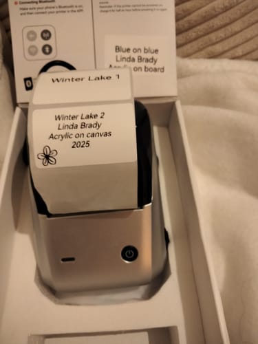 Customer photo review of NIIMBOT B1 Multifunctional Office Label Printer for Home, Business Support Android, iPhone, Windows