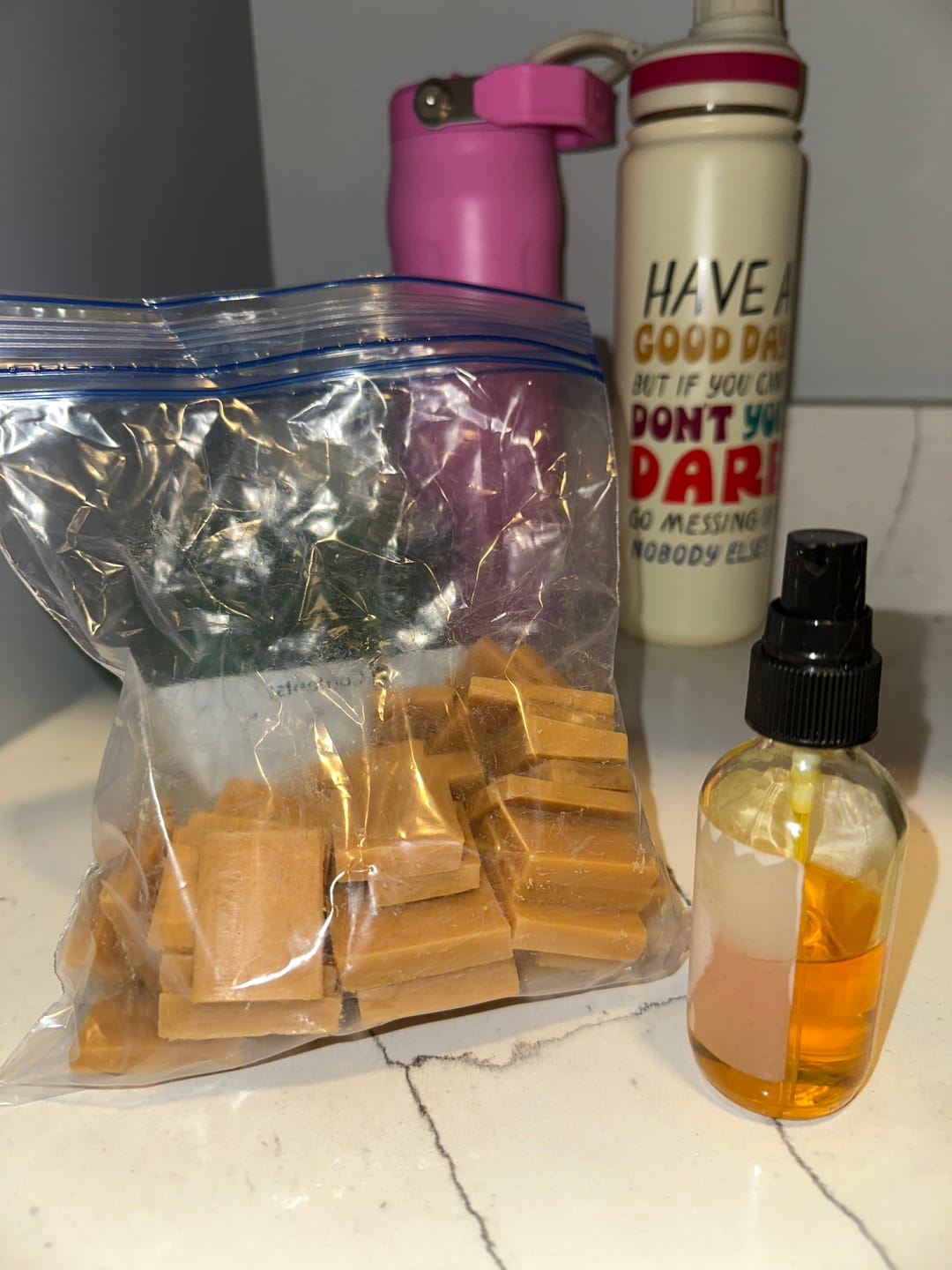 Customer photo review of Organic Turmeric Soap Bar