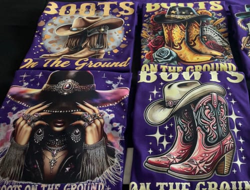 Customer photo review of Custom DTF Transfer by Size: Perfect Prints for Every Project