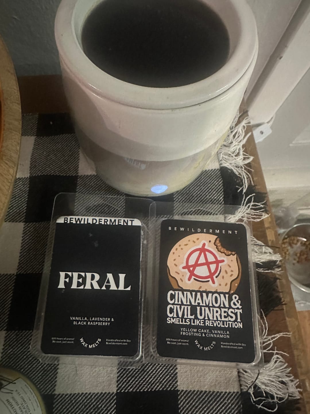 Customer photo review of Feral Wax Melts