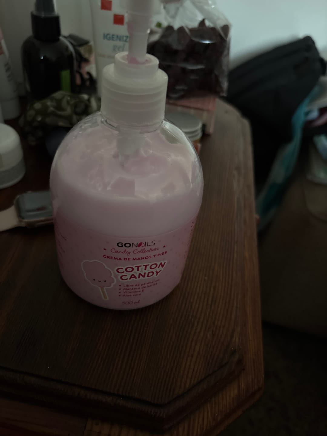 Customer photo review of Crema de Manos y pies Cotton Candy