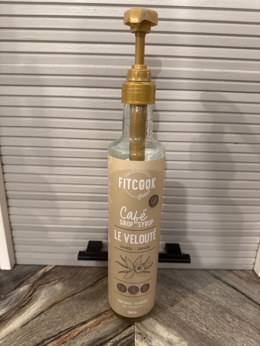 Customer photo review of Fitcook Foodz - Sirop pour Café 500ml