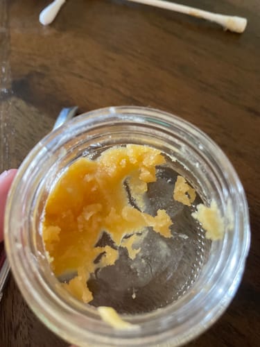 Customer photo review of Lemon Cherry Gelato | THCA Badder