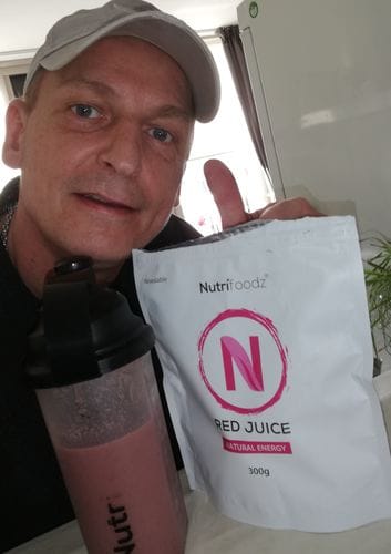 Customer photo review of Nutrifoodz® Red Juice