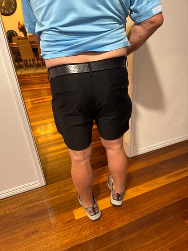 Customer photo review of Ultra-Stretch 7" Chino Shorts - Black