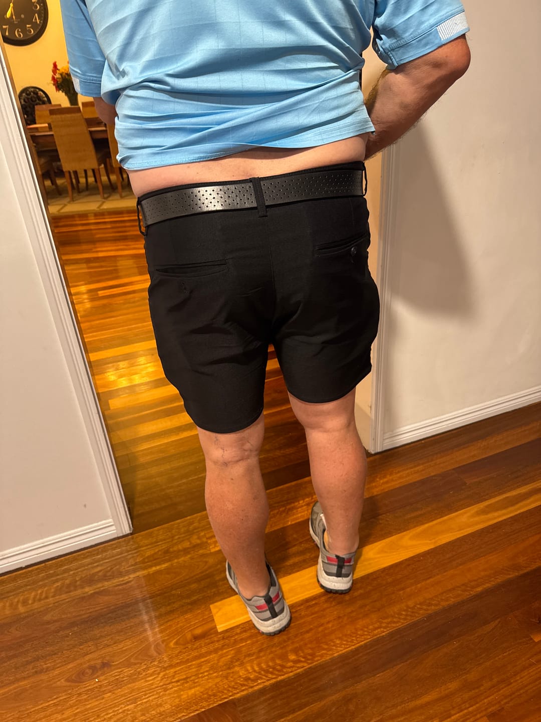 Customer photo review of Ultra-Stretch 7" Chino Shorts - Black