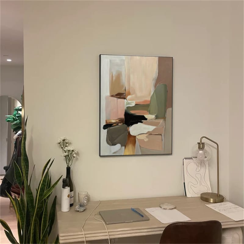 Customer photo review of Abstract Colorful Wall Art #AW046
