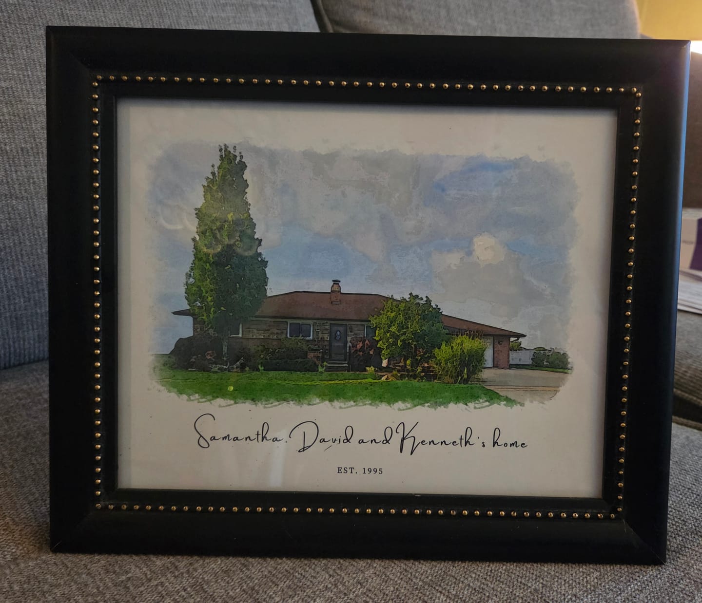 Customer photo review of Custom House Portrait